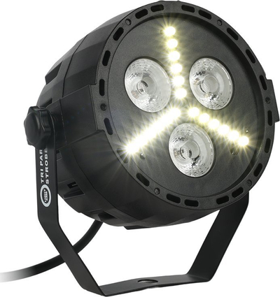 Reflektor LED LIGHT4ME TRI PAR STROBE, RGB, efekt strobe, i zi