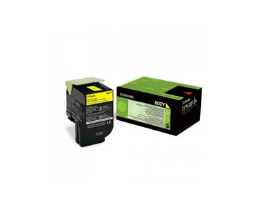 Kasetë toneri Lexmark 802YE Yellow Corporate, origjinale, për CX310 CX410 CX510