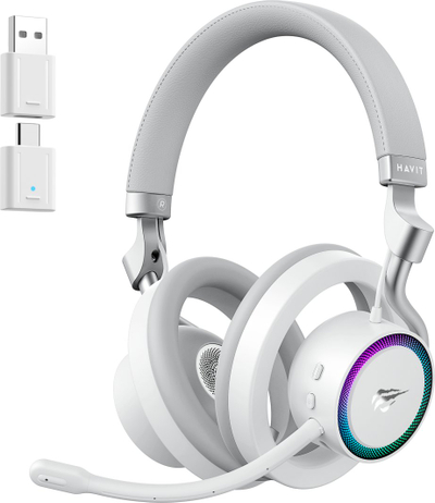 Maush gaming Havit Fuxi H8, ergonomik, me kabllo, i bardhë