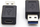 Adapter USB në USB-C, USB 3.0, 5 Gbps, i zi