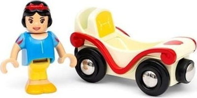 Lodër tren Brio Disney Princess Snow White me vagon, për fëmijë 3+, shumengjyrëshe
