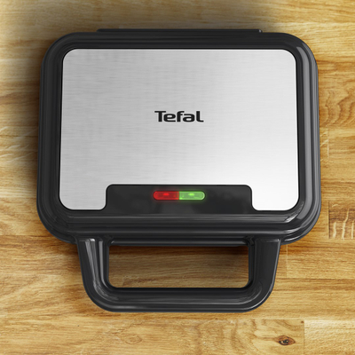 Tostier 3 në 1 Tefal UltraCompact SW383D10, 700W, pjata të këmbyeshme, inox