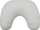 Jastëk udhëtimi Comco COLORED TRAVEL PILLOW 1P7P3/200-8-2, ergonomik, i bardhë
