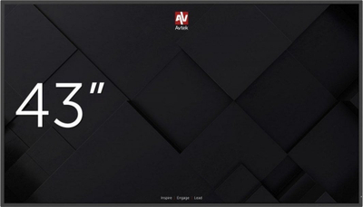 Monitor profesional Avtek DS 1TV312, 43", 4K, i zi