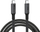 Kabllo USB Alcasa USB4 Gen 2x2, USB C me USB C, 1 m, gri