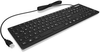 Tastierë Keysonic KSK-8030IN, me kabllo, US, e zezë