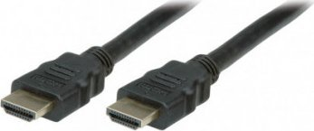 Kabllo HDMI UHD me Ethernet, 2 metra, 4K, e zezë
