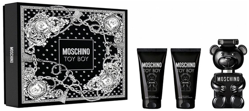 Set dhuratë Moschino Toy Boy, EDP 50ml, Aftershave Balm 50ml, Bath & Shower Gel 50ml