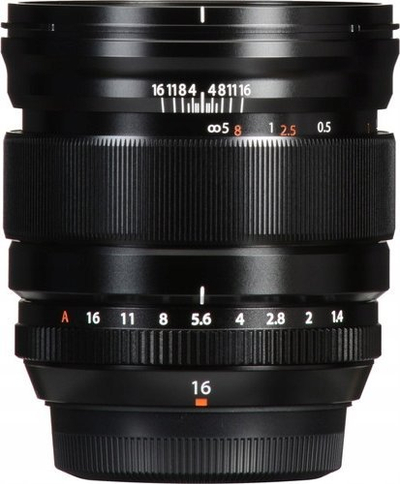 Objektiv Fujifilm XF 16mm F1.4 R WR, X-Mount, ngjyrë e zezë