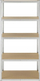 Raf metalik Funfit 180x100x60 cm, 5 kate MDF, 1000 kg, i zi