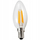Llambë LED dekorative C3, 4W, 470lm 2700K, bazë E14, xham transparent