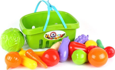 Set lodrash kuzhine Technok 5354, shportë me fruta e perime, plastike, shumëngjyrëshe