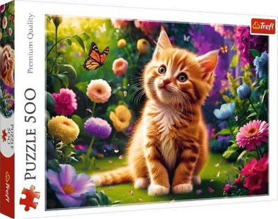 Puzzle Trefl Cute Kitty, 500 pjesë, për të rritur dhe fëmijë