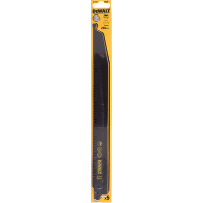 Tehe sharre Dewalt, HCS 240 mm, 5-6.5 mm, 5 copë