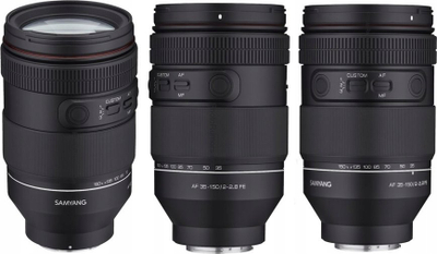 Objektiv Samyang AF 35-150mm F2-2.8, Sony FE, full frame, i zi