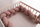 Mbrojtës krevati BABYMATEX Muslin Knitted Braid, 200 cm, rozë
