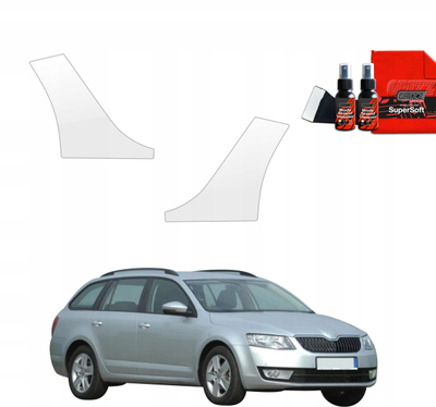 Folie mbrojtëse pragjesh GRIZZ BodyShield, 2in1, Skoda Octavia 3 Combi 5D 2017-2020, transparente