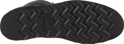 Këpucë të larta Levi's Darrow Wedge 234734-700-559, lëkurë natyrale, për burra, të zeza, nr 44
