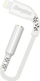 Adapter audio Energizer HardCase, Lightning në 3.5mm, 11 cm, i bardhë