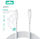Kabllo Aukey, Lightning / USB C, 1.8 m, e bardhë, e zezë