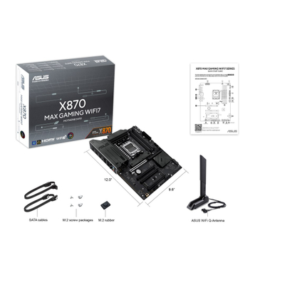 Pllakë amë ASUS X870 MAX WIFI7 AMD X870 AM5 ATX