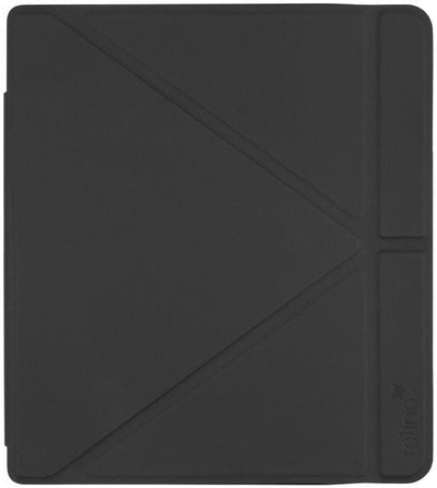 Këllëf origami për eReader tolino epos 3, me mbyllje magnetike, lëkurë artificiale, i zi