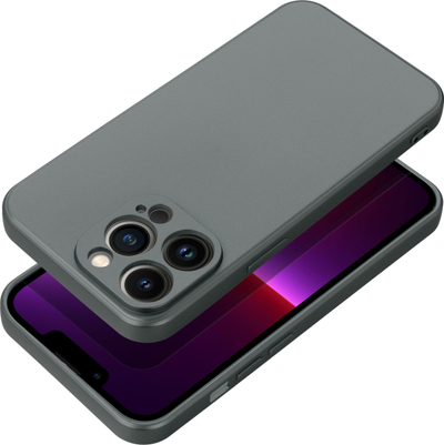 Mbulesë telefoni Forcell Metallic për iPhone 7 8 SE, e hollë, gri
