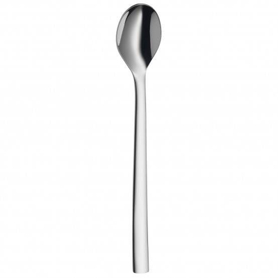 Set lugë latte macchiato WMF Nuova 1291396046, 6 copë, çelik inox, argjendtë