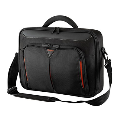 Çantë laptopi Targus CN414EU, 14.3", poliestër, e zezë me të kuqe