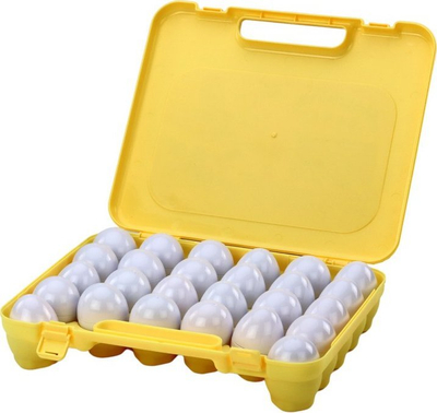 Lodër edukative Leantoys Puzzle Eggs In A Suitcase, 26 vezë, shumëngjyrëshe