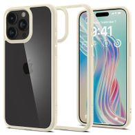 Mbrojtëse telefoni Spigen Ultra Hybrid MagSafe, për iPhone 16 Pro, model Digital Camo, transparente
