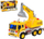 Lodër eskavator kamion Wader Polesie Construction Machine, me dritë edhe zë, e verdhë