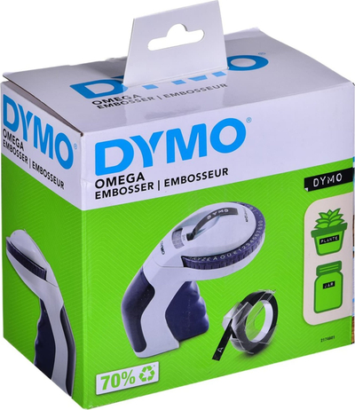 Aparat etiketash Dymo Omega, me dorë, shirit 9mm, blu