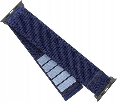 Rrip ore FIXED Nylon Strap për Apple Watch Ultra 49mm, mbyllje me velcro, najlon i endur, blu e errët