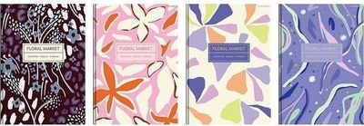 Bllok shënimesh Top 2000 Floradelic, A5, 96 faqe me rrjetë, set me 5 copë
