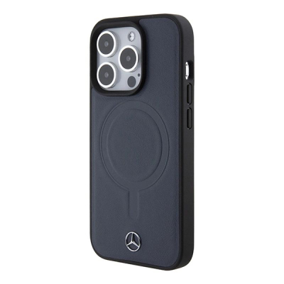Këllëf telefoni Mercedes MEHMP15L23RCMV, për iPhone 15 Pro 6.1", MagSafe, blu navy