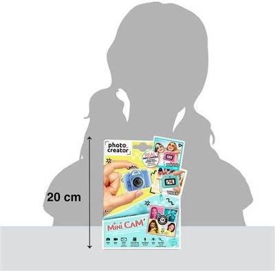 Aparat fotografik për kalamaj Canal Toys Digital Camera, me ekran LCD, mban microSD, blu
