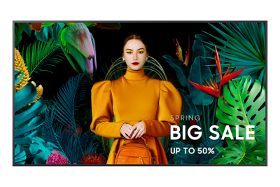 Професионален монитор Samsung QB43B LH43QBCEBGCXEN, 43\", 4K, црн