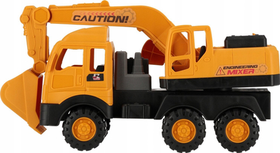 Lodër eskavator kamion Mega Creative 544910, 27cm, plastikë, portokalli