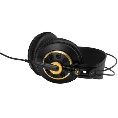 Kufje studio AKG K240, over ear, gjysmë të hapura, të zeza