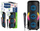 Set karaoke IBIZA Black 612520, kompakt, për në brendësi, i zi