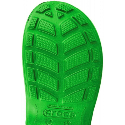 Çizme shiu për kalamaj Crocs Handle It Kids 12803, material Croslite, antimikrobike, jeshile e errët