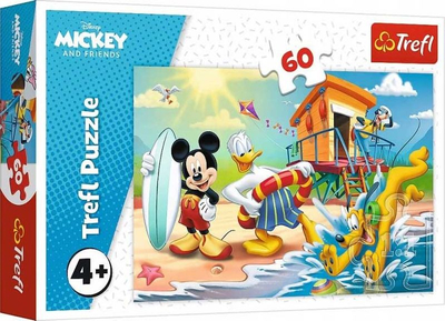 Puzzle Trefl Interesting day of Mickey Mouse, 33 x 22 cm, 60 copa