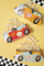 Kuti snack kartoni Cars, set me 3 copë, me makina garuese, shumëngjyrëshe