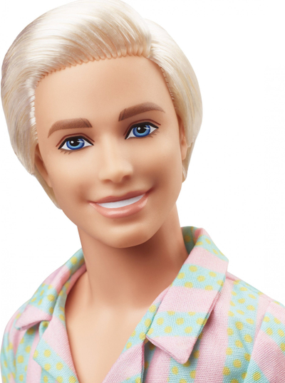 Kukull Barbie The Movie Ken, set plazhi, dërrasë sërfi, shumëngjyrëshe