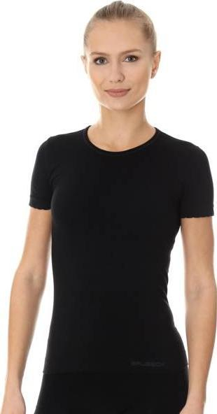 Bluzë gocash Brubeck SS00970A Comfort Cotton, me mëngë të shkurtra, e zezë, L