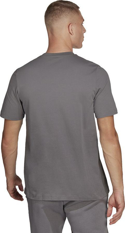 Bluzë sportive për burra adidas Entrada 22 Tee HC0449, pambuk 100%, jakë V, gri
