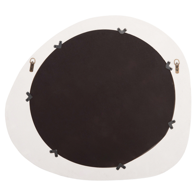 Pasqyrë muri ovale Santorini 82x3,5x74Hcm (HM4511), bardhë