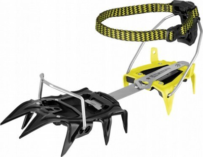 Cramponë alpinizmi Salewa Alpinist Pro, teknikë, automatikë, zi verdhë
