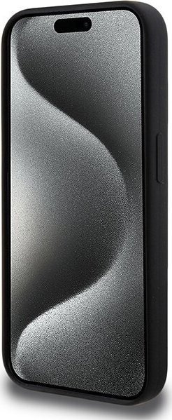 Këllëf telefoni BMW BMHMP15L22SMPK për iPhone 15 Pro 6.1", silikon, MagSafe, i zi